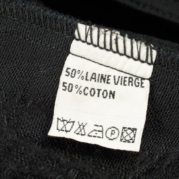 Caty Lesca Black Textured Wool & Cotton Metal-Accent Jacket - Picture 12 of 12